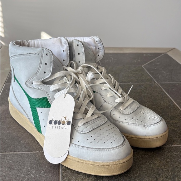 NWT Diadora Mi Basket High Top Leather Shoes Size 12.5. main image 5
